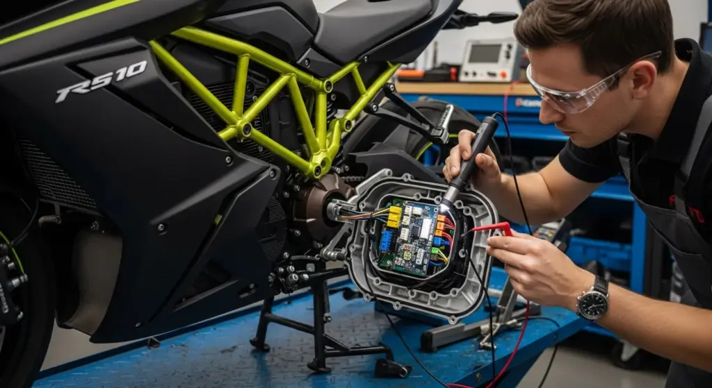 EV bike buzzing from motor controller