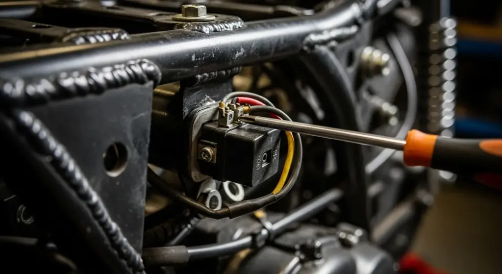 Testing motorcycle starter relay buzzing