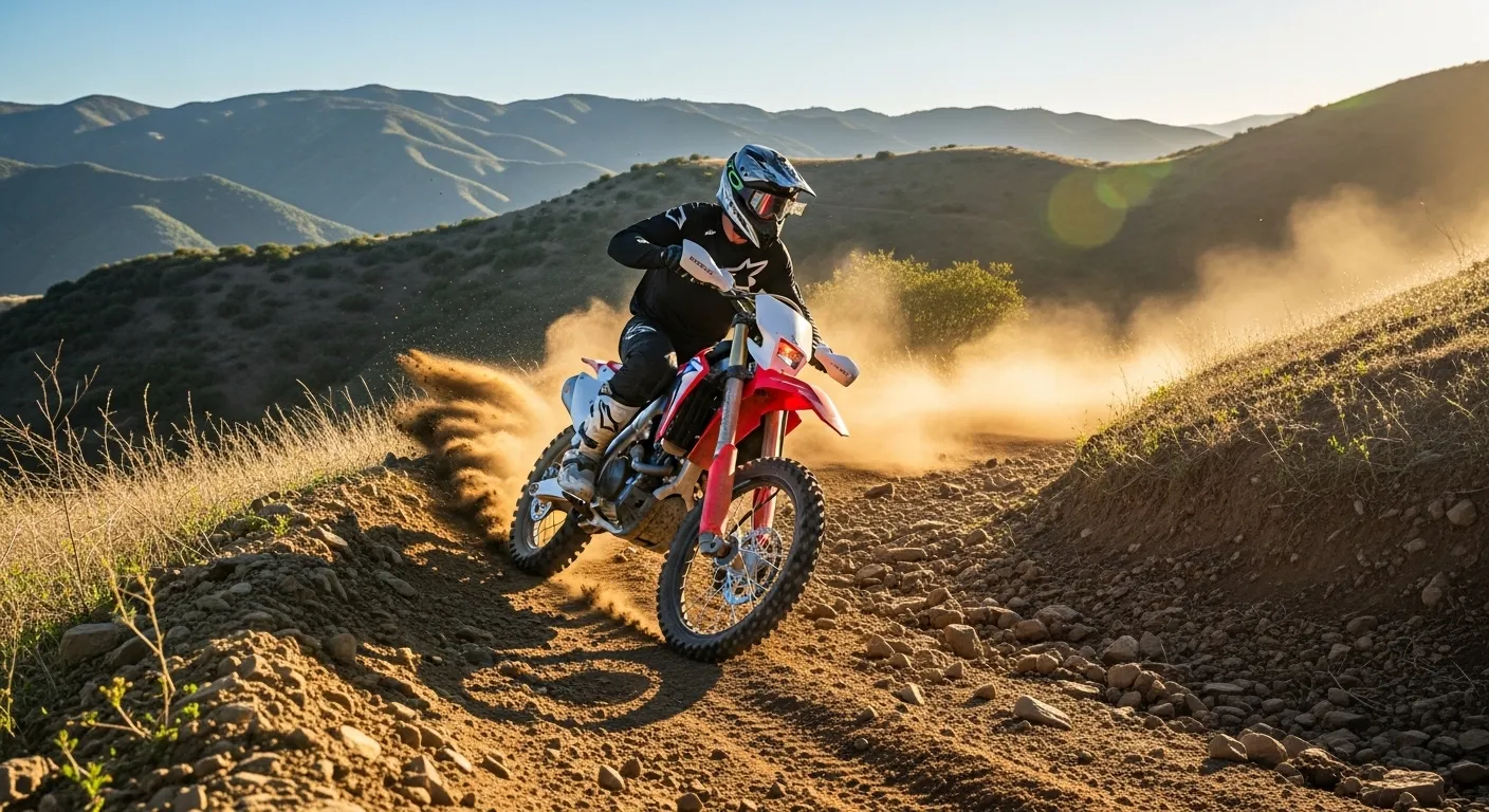 Honda CRF250RX off-road action shot