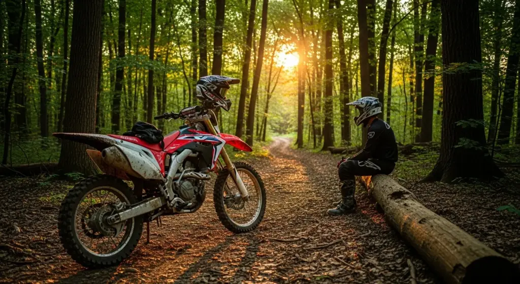 Honda CRF250RX rider lifestyle moment
