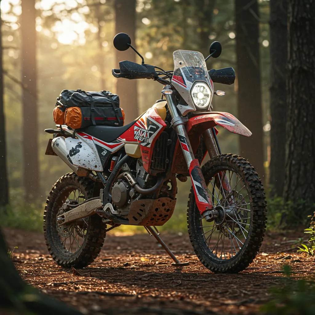 Fuel Tank and Lights Enduro Utility Setup