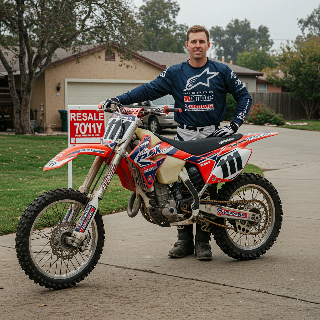 Proud Dirt Bike Owner Selling His Bike