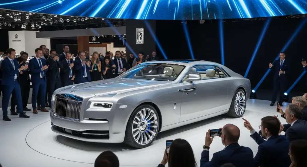 2026 Rolls-Royce Cruiser concept debut at auto show event with tymk vhhudience 