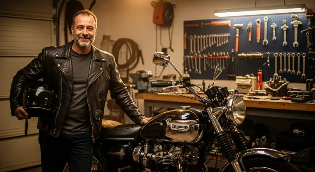 Happy rider confident with his bike after warranty decision.