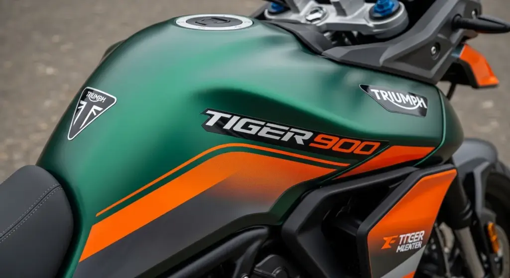 Tiger 900 Rally tank desig