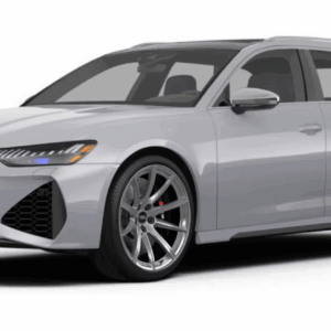 2026 Audi RS6 Avant performance wagon showcased on a mountain road during U.S. debut