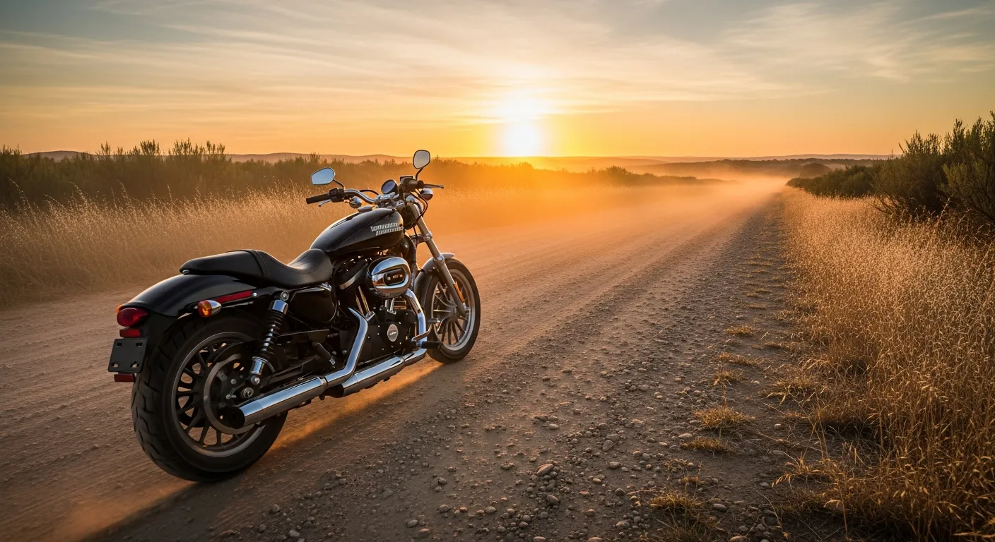 Harley-Davidson X440 on a dusty American